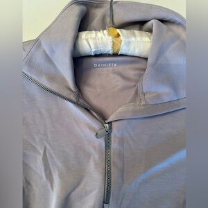 Athleta Light Purple Scuba jacket